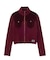 VELOUR AND KNIT ZIP UP TOP