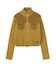 VELOUR AND KNIT ZIP UP TOP