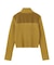 VELOUR AND KNIT ZIP UP TOP
