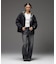 FACE EMBROIDERED PATCH REVERSIBLE JACKET