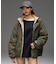 FACE EMBROIDERED PATCH REVERSIBLE JACKET