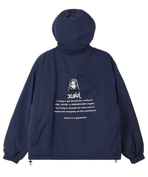 FACE EMBROIDERED PATCH REVERSIBLE JACKET｜エックスガールの通販