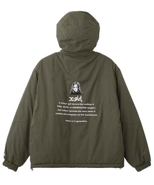 FACE EMBROIDERED PATCH REVERSIBLE JACKET｜エックスガールの通販