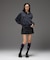 WORLD LOGO JACQUARD RIB HIGH SOCKS