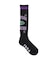 WORLD LOGO JACQUARD RIB HIGH SOCKS