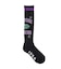 WORLD LOGO JACQUARD RIB HIGH SOCKS