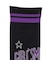 WORLD LOGO JACQUARD RIB HIGH SOCKS