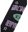 WORLD LOGO JACQUARD RIB HIGH SOCKS
