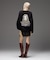 CAMO FACE AND LOGO JACQUARD KNIT TOP