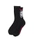 THE X-GIRL LOGO AND FACE JACQUARD RIB SOCKS