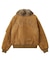 DETACHABLE FAUX FUR COLLAR PATCHED LOGO JACKET