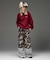 JERSEY MIX 2WAY WIDE LEG CARGO PANTS