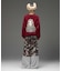 JERSEY MIX 2WAY WIDE LEG CARGO PANTS