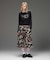 JERSEY MIX 2WAY WIDE LEG CARGO PANTS