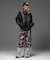 JERSEY MIX 2WAY WIDE LEG CARGO PANTS