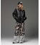 JERSEY MIX 2WAY WIDE LEG CARGO PANTS