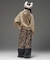 JERSEY MIX 2WAY WIDE LEG CARGO PANTS