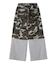 JERSEY MIX 2WAY WIDE LEG CARGO PANTS