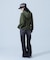 BACK LACE UP ZIP UP SWEAT HOODIE