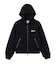 BACK LACE UP ZIP UP SWEAT HOODIE