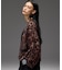 LEOPARD SHAGGY KNIT CARDIGAN