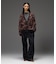 LEOPARD SHAGGY KNIT CARDIGAN
