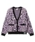 LEOPARD SHAGGY KNIT CARDIGAN
