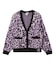 LEOPARD SHAGGY KNIT CARDIGAN