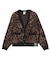 LEOPARD SHAGGY KNIT CARDIGAN