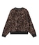 LEOPARD SHAGGY KNIT CARDIGAN