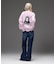 PIGMENT DYED FACE PATCH AND LOGO CREWNECK SWEATSHIRT