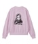 PIGMENT DYED FACE PATCH AND LOGO CREWNECK SWEATSHIRT