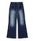 HEART POCKET FLARE DENIM PANTS