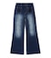 HEART POCKET FLARE DENIM PANTS