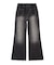 HEART POCKET FLARE DENIM PANTS