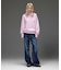 HEART POCKET FLARE DENIM PANTS