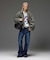 HEART POCKET FLARE DENIM PANTS