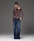 HEART POCKET FLARE DENIM PANTS