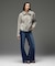 HEART POCKET FLARE DENIM PANTS