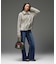 HEART POCKET FLARE DENIM PANTS