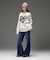 HEART POCKET FLARE DENIM PANTS