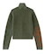 SLEEVE LOGO FADED ZIP UP KNIT TOP