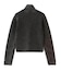 SLEEVE LOGO FADED ZIP UP KNIT TOP