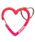 NEO NEON HEART CARABINER