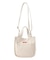 EMBROIDERED BAR MINI SHOULDER BAG W/STRAP