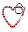 NEO HEART CARABINER GINGHAM