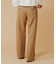 WIDE-LEG TWILL PANTS