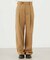 WIDE-LEG TWILL PANTS