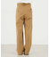 WIDE-LEG TWILL PANTS