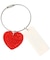 HEART AND PLATE KEYCHAIN